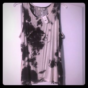 Cato Tye Dye Plus Lace Back Dressy Tank NWT 18/20